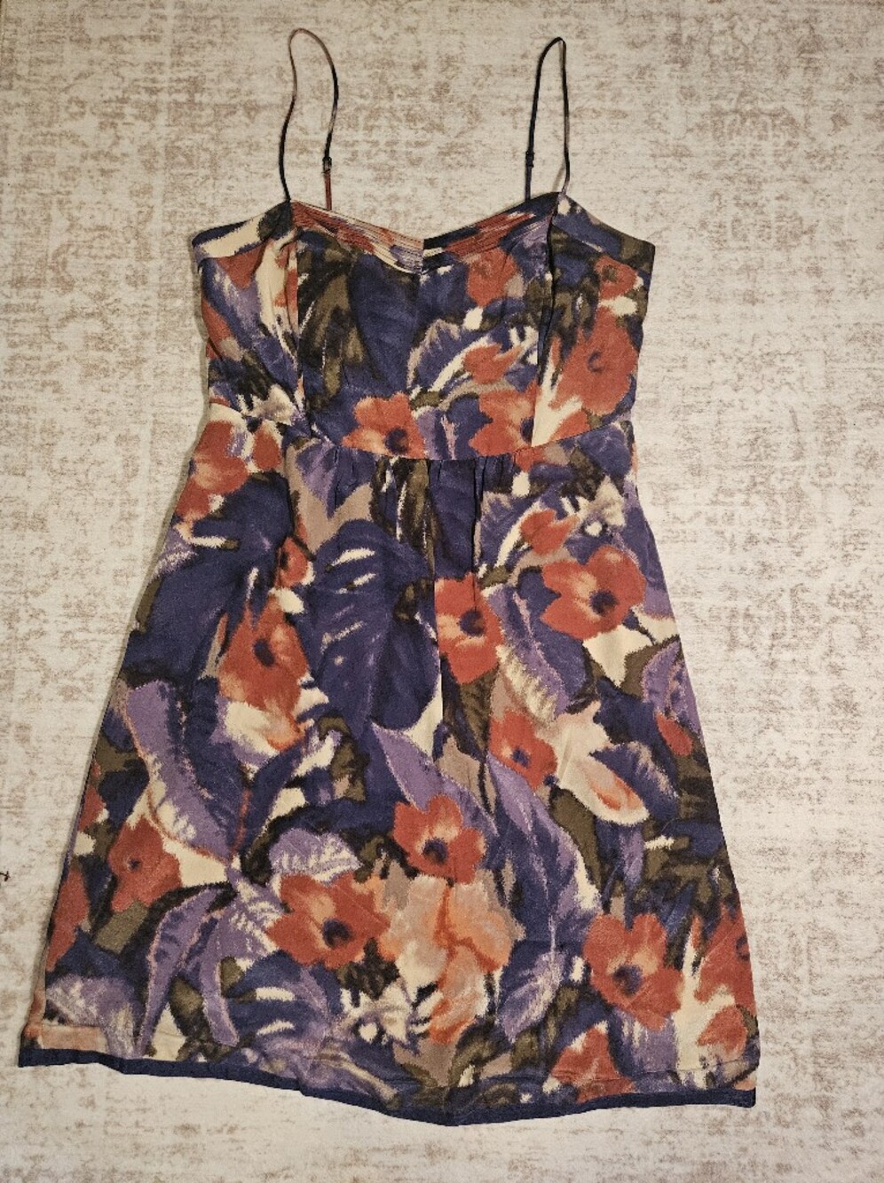 Vintage Anthropologie Moulinette Soeurs A-Line Silk Dress